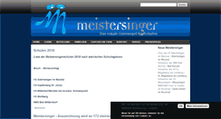 Desktop Screenshot of meistersinger.info