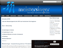 Tablet Screenshot of meistersinger.info